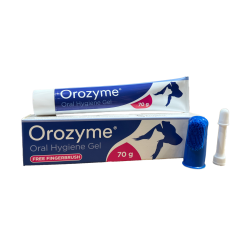 OROZYME Gel 70g ,удаляет зубной налет, предотвращает образование зубного камня и устраняет неприятный запах