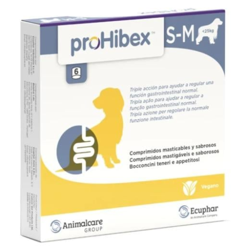 proHibex Chews  | 6 chews | Для улучшения нормальной работы кишечника и консистенции стула | с пробиотиками и пребиотиками