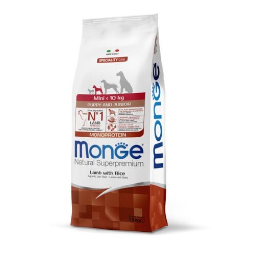 MONGE dry dog MINI puppy Lamb/Rice