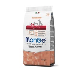 MONGE DRY DOG MINI adult Salmon/Rice