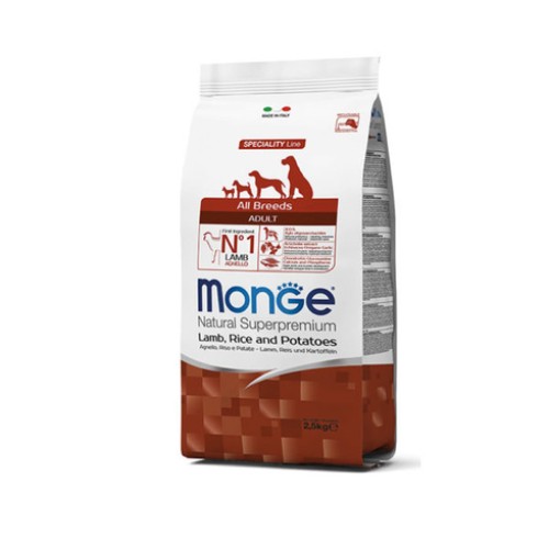 MONGE dry dog all breed adult Lamb/Rice/Potatoes