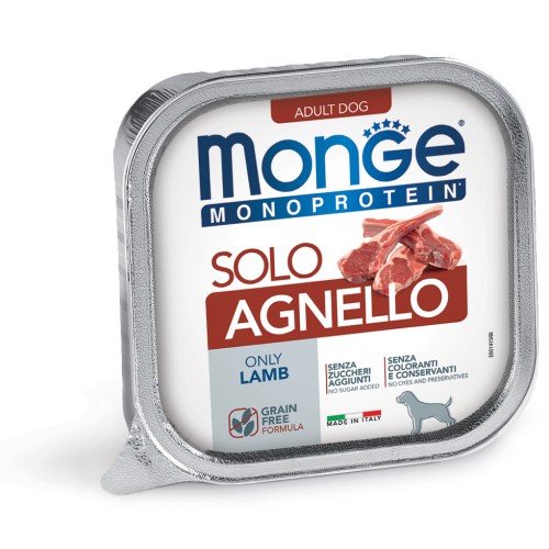 MONGE Dog Solo Pate Lamb 