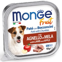 MONGE Dog Fruit Lamb/Apple 100g