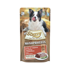STUZZY DOG POUCH Grain Free Monoprotein Turkey & Courgette 150g