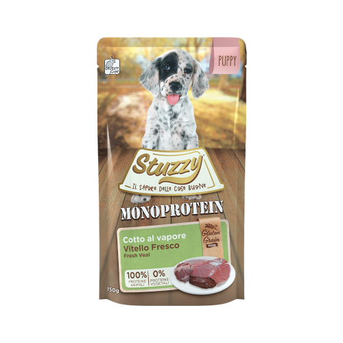 STUZZY DOG POUCH Grain Free Monoprotein PUPPY Veal 150g