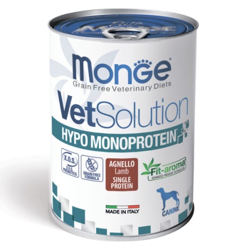 MONGE Vetsolution Dog Hypo Monoprotein Lamb 400g