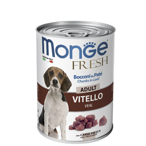 MONGE Dog Fresh Adult Veal 400g