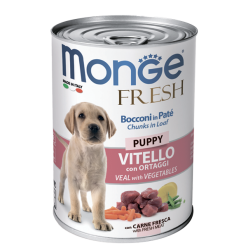 MONGE Dog Fresh Puppy Veal / Vegetables 400g
