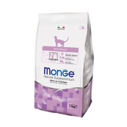 MONGE dry cat sterilised Chicken 