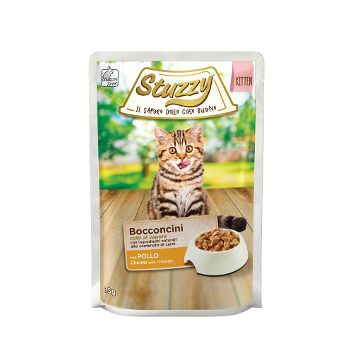 Stuzzy cat chunks kitten 85g