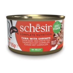 SCHESIR C&B Wet Cat Tuna with Shrimps in jelly