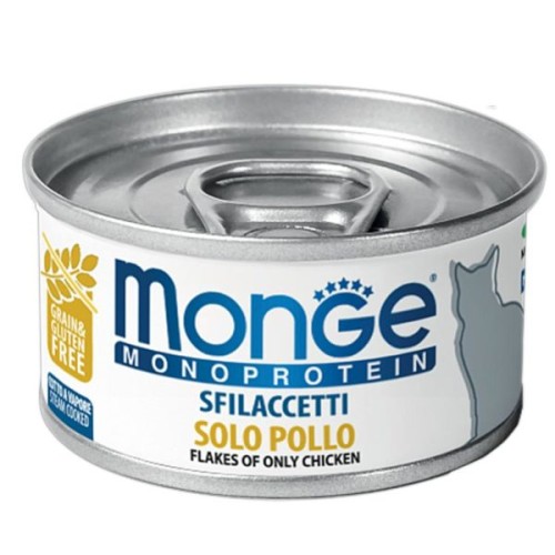 MONGE Cat Flakes Monoprotein Chicken 80g