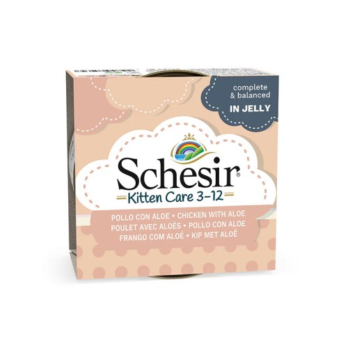 SCHESIR Kitten Chicken With Aloe in jelly 85g