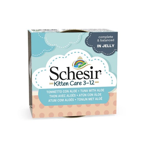 SCHESIR Kitten Tuna With Aloe in jelly 85g