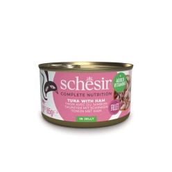 SCHESIR C&B Wet Cat Tuna with Ham in jelly 85g