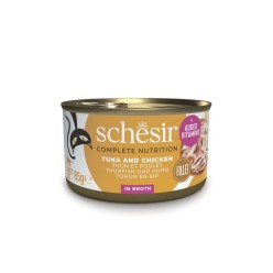 SCHESIR C&B Wet Cat Tuna with Chicken in broth 85g