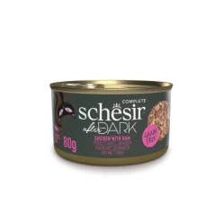 SCHESIR After Dark Cat Chicken With Ham in broth 80g
