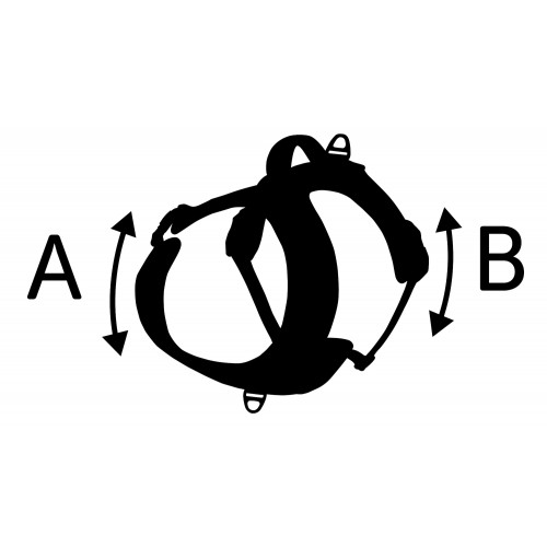 ШЛЕЙКА TOGA с дышащей сеткой ЧЁРНАЯ XL