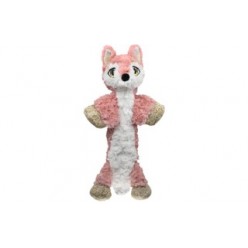 kong® toy low stuff  розовая лиса