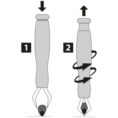 Пинцет для удаления клещей