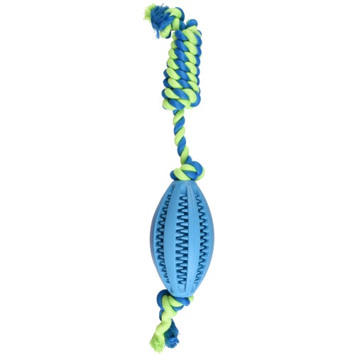 ИГРУШКА WAYLEN веревка с овальным мячом (с зубцами) (38 см)